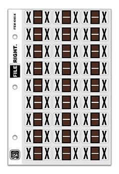 File right™ brand - alphabet labels